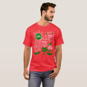 Kerstwereld familie t-shirt (Voorkant volledig)