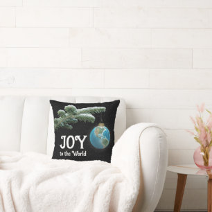 Kerstwereldbolornament met sterren kussen