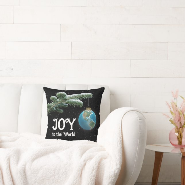 Kerstwereldbolornament met sterren kussen (Bank)
