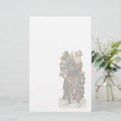  kerstwerk briefpapier (Staand voorkant)