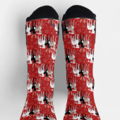 kerstwhippets of Italiaans-grijshonden Sokken (Top)