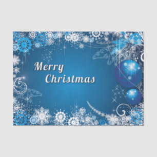 kerstwhisky Snowflake Swirls Tissuepapier