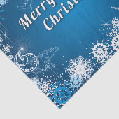 kerstwhisky Snowflake Swirls Tissuepapier (Detail)