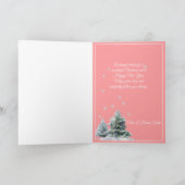 KerstWhite Deer Mr. en mevrouw Santa Claus Kaart (Binnen)