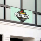 kerstwiekbanner spandoek (Buitenkant Gebouw)