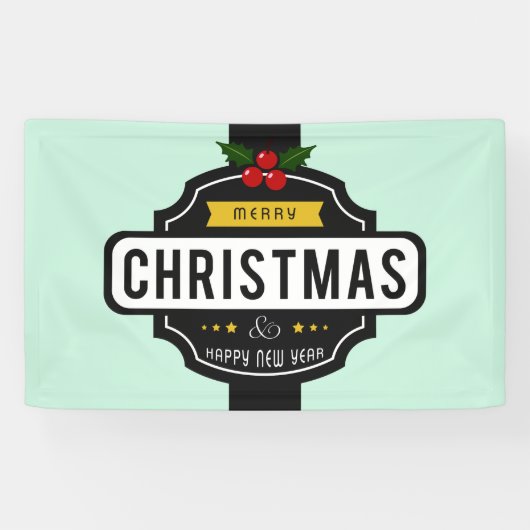 kerstwiekbanner spandoek (Horizontaal)
