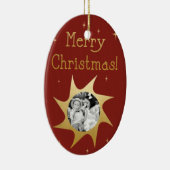 kerstwieken met glans - ornament (Rechts)