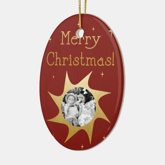 kerstwieken met glans - ornament (Links)