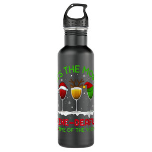 kerstwijn - alcohol pajama - Topjes voor Wom Waterfles