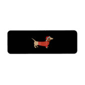 kerstwijn Doxie Doxie bij honden Etiket (Voorkant)