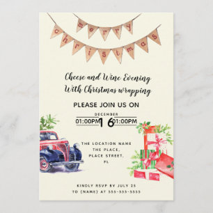 Kerstwijn en schimmelaar kaart