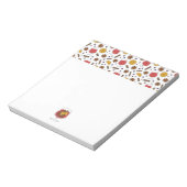 Kerstwijn feestdagen rode gemulgeerde wijnspecerij notitieblok (Linkerzijde)