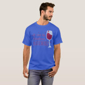 Kerstwijn grappig t-shirt (Voorkant volledig)