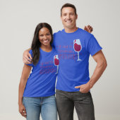 Kerstwijn grappig t-shirt (Unisex)