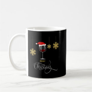 Kerstwijn kerstcadeautje voor dames koffiemok