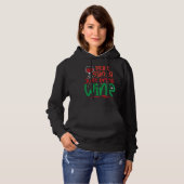 Kerstwijn Santa Hoodie (Voorkant volledig)