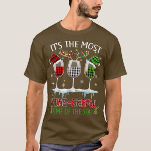 Kerstwijn Shirt Xmas Alcohol Pajama PJ Topjes F