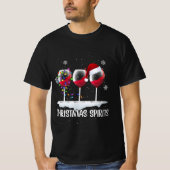 kerstwijn t-shirt (Voorkant)