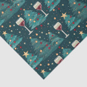 kerstwijn tissuepapier (Detail)