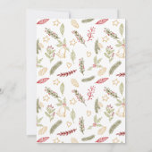 Kerstwijn uit onze nieuwe thuisruimte en pine aankondiging (Achterkant)