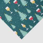 Kerstwijnliefhebber Tissuepapier (Detail)