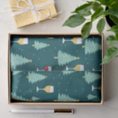 Kerstwijnliefhebber Tissuepapier (Geschenk)