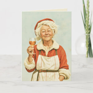 Kerstwijnpauze van mevrouw Claus Kaart