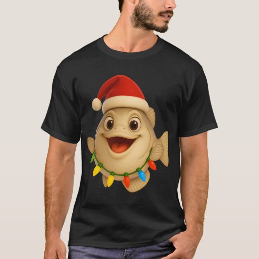 Kerstwijtingvis T-shirt (Voorkant)