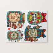 Kerstwindpotten 100% Organisch Kerstplezier Legpuzzel (Horizontaal)