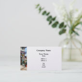 kerstwinkel visitekaartje (Staand voorkant)