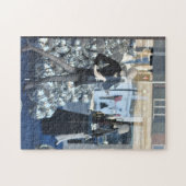 Kerstwinkel Windows Londen, Engeland Verenigd Koni Legpuzzel (Horizontaal)