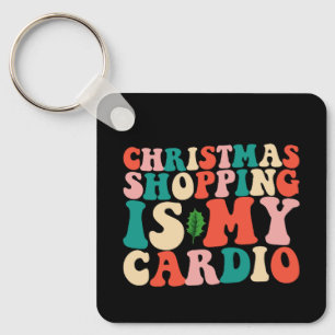 Kerstwinkelen Is Mijn Cardio Vakantie Sleutelhanger