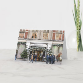 Kerstwinkelen Knightsbridge London Foto Kaart