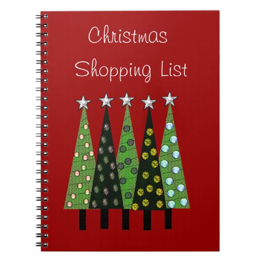 Kerstwinkellijstboek Notitieboek (Voorkant)