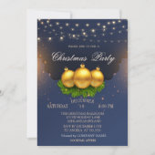 kerstwinkels Blauwe Kerstmis Company Kaart (Voorkant)