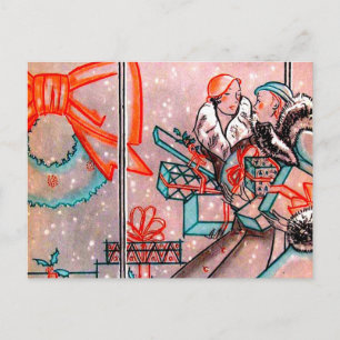 kerstwinkels feestdagenkaart