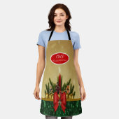 Kerstwinkels Holiday Schort (Gedragen)