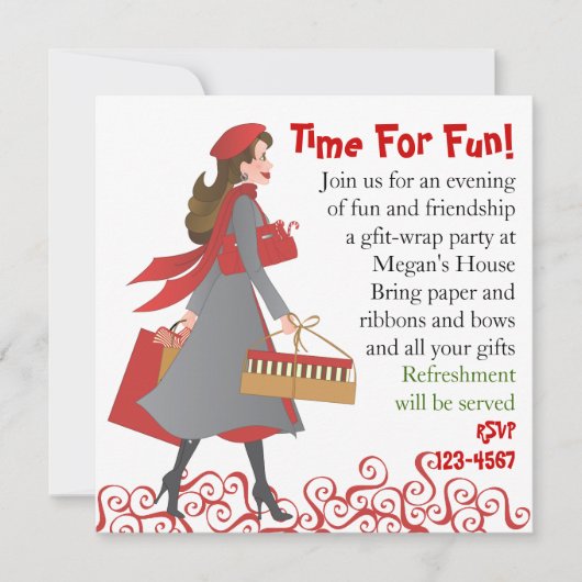 kerstwinkels kaart (Voorkant)