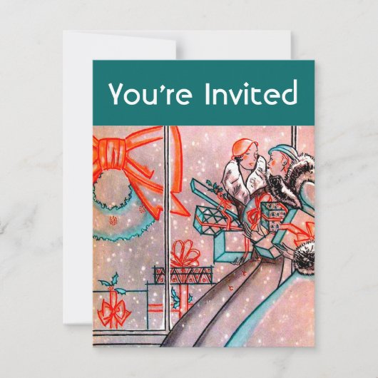 kerstwinkels kaart (Voorkant)