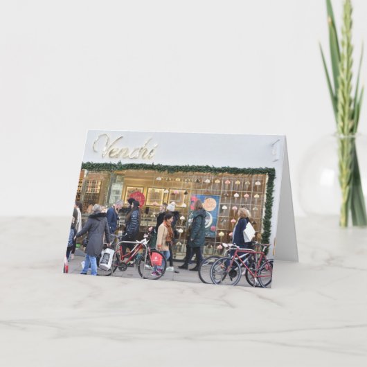 Kerstwinkels King's Road London Fotografie Kaart (Voorkant)