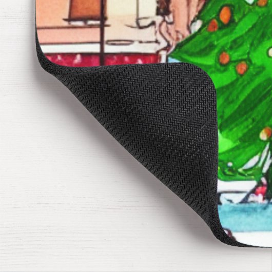 kerstwinkels muismat (Hoek)