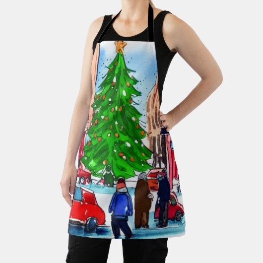 kerstwinkels schort (Insitu)