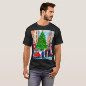 kerstwinkels t-shirt (Voorkant volledig)