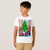 kerstwinkels t-shirt (Voorkant volledig)