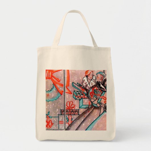 kerstwinkels tote bag (Voorkant)