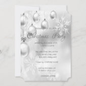 Kerstwinkels, Wineglass, CorporateKerstparty Kaart (Voorkant)