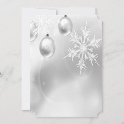 Kerstwinkels, Wineglass, CorporateKerstparty Kaart (Achterkant)