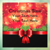 Kerstwinkelvenster Promotie Raamsticker (Vel 3)