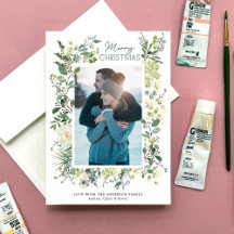 Kerstwinter Botanische Waterverf