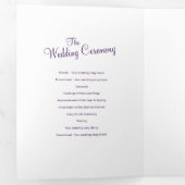 Kerstwinter bruiloft bomen en meer kunst drieluik programma (Binnenzijde eerst)